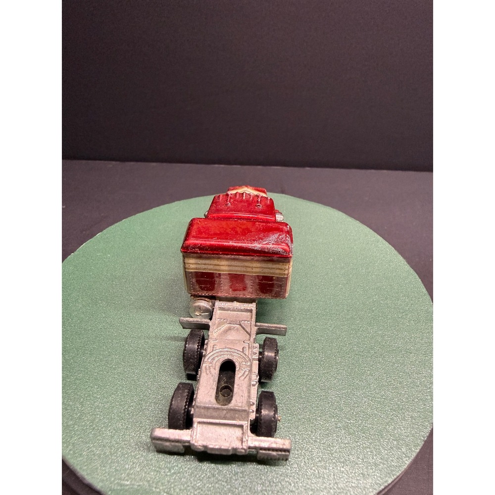 Vintage Yatming Kenworth Red Devil Semi Truck Cab Diecast Hong Kong Metallic Red - Picture 4 of 5